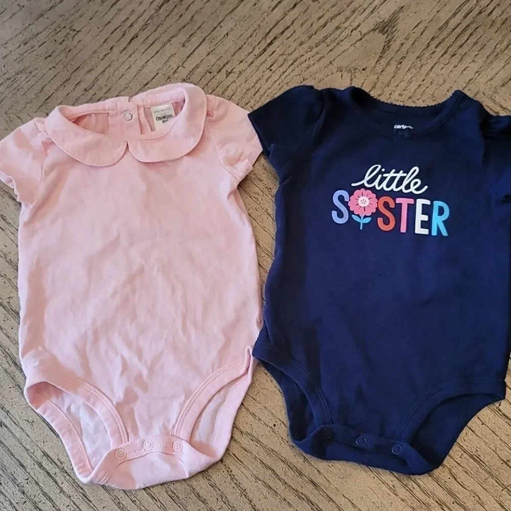 9 month girls onsies Oshkosh